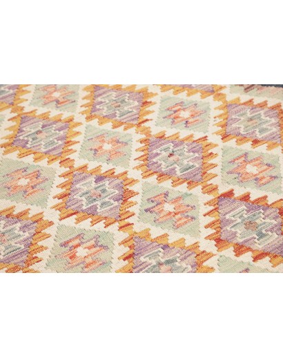 Tappeto Kilim Afghanistan beige marrone 114x176