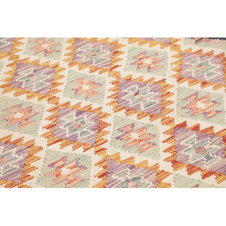 Tappeto Kilim Afghanistan beige marrone 114x176