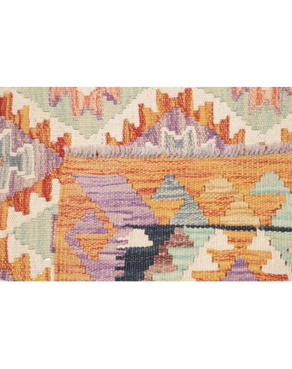 Tappeto Kilim Afghanistan beige marrone 114x176