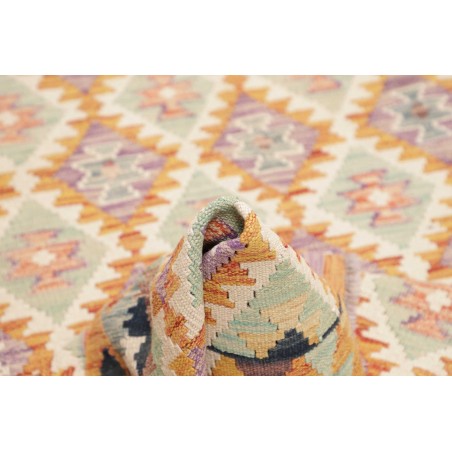 Tappeto Kilim Afghanistan beige marrone 114x176