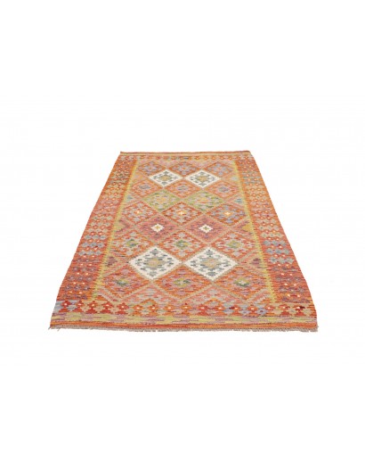 Tappeto Kilim Afghanistan marrone 122x208