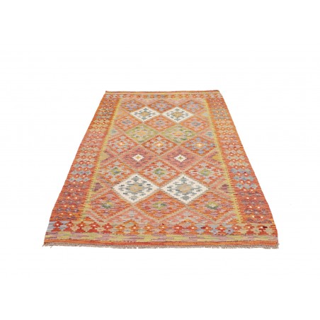 Tappeto Kilim Afghanistan marrone 122x208
