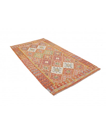 Tappeto Kilim Afghanistan marrone 122x208