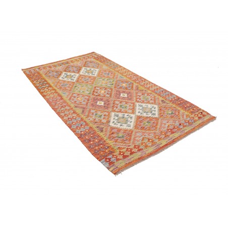 Tappeto Kilim Afghanistan marrone 122x208
