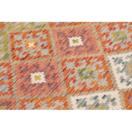 Tappeto Kilim Afghanistan marrone 122x208