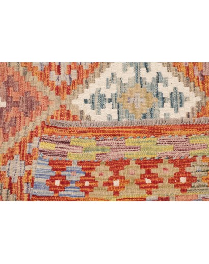 Tappeto Kilim Afghanistan marrone 122x208