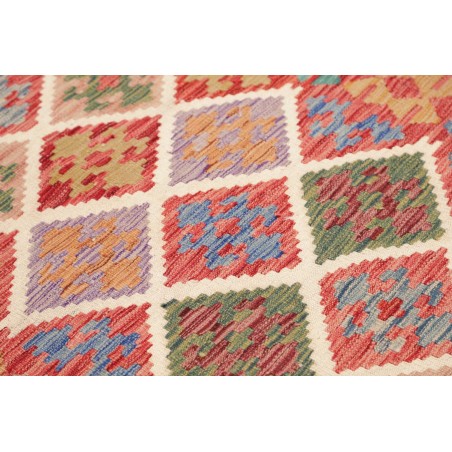 Tappeto Kilim Afghanistan marrone azzurro 122x183