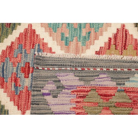 Tappeto Kilim Afghanistan marrone azzurro 122x183