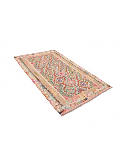 Tappeto Kilim Afghanistan marrone grigio 120x190