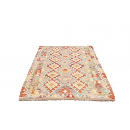Tappeto Kilim Afghanistan giallo marrone 128x178