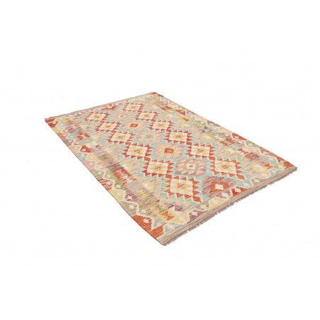 Tappeto Kilim Afghanistan giallo marrone 128x178