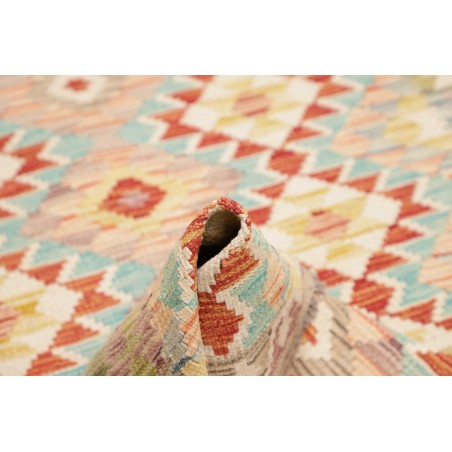 Tappeto Kilim Afghanistan giallo marrone 128x178