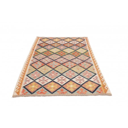Tappeto Kilim Afghanistan marrone grigio 127x185