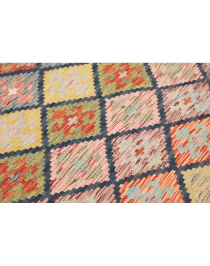 Tappeto Kilim Afghanistan marrone grigio 127x185