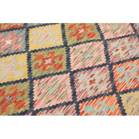 Tappeto Kilim Afghanistan marrone grigio 127x185