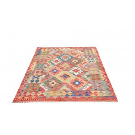 Tappeto Kilim Afghanistan marrone 125x172