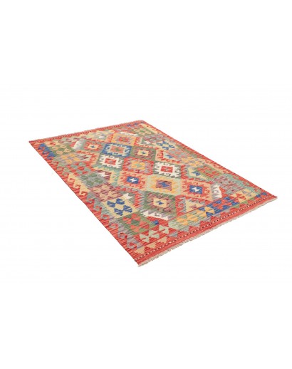 Tappeto Kilim Afghanistan marrone 125x172