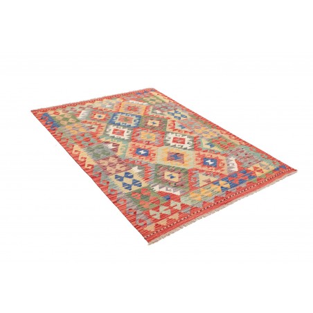 Tappeto Kilim Afghanistan marrone 125x172