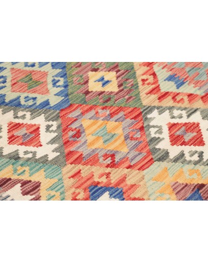Tappeto Kilim Afghanistan marrone 125x172