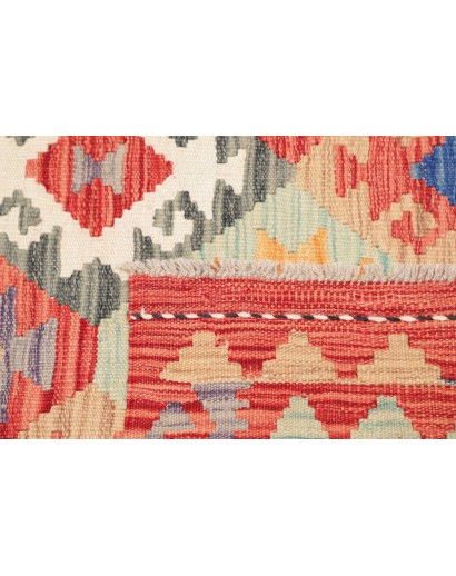 Tappeto Kilim Afghanistan marrone 125x172