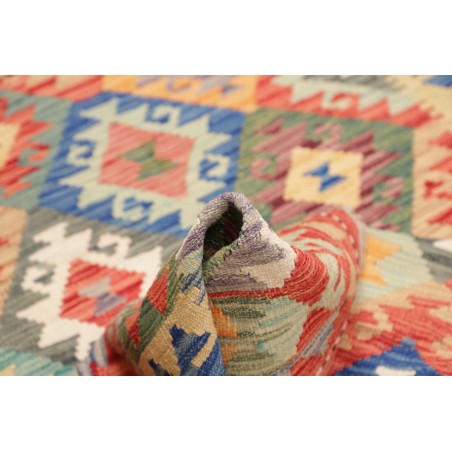 Tappeto Kilim Afghanistan marrone 125x172