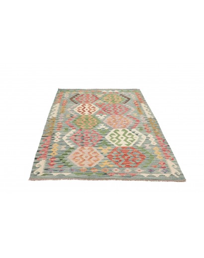 Tappeto Kilim Afghanistan marrone 128x181