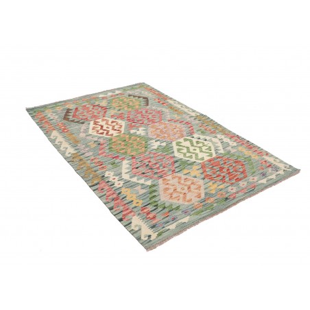 Tappeto Kilim Afghanistan marrone 128x181