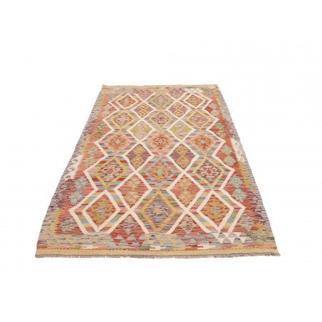 Tappeto Kilim Afghanistan marrone 124x204