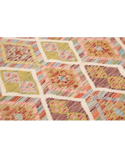 Tappeto Kilim Afghanistan marrone 124x204