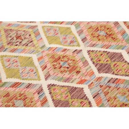 Tappeto Kilim Afghanistan marrone 124x204