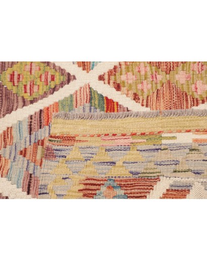 Tappeto Kilim Afghanistan marrone 124x204