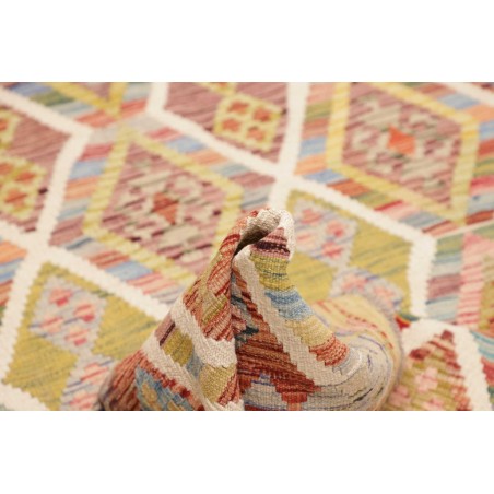 Tappeto Kilim Afghanistan marrone 124x204