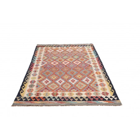 Tappeto Kilim Afghanistan marrone 127x192