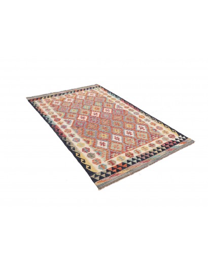 Tappeto Kilim Afghanistan marrone 127x192