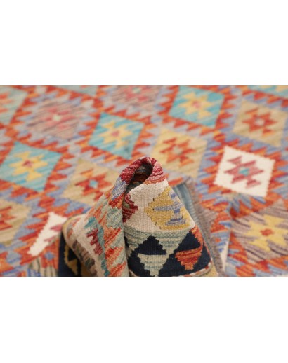 Tappeto Kilim Afghanistan marrone 127x192