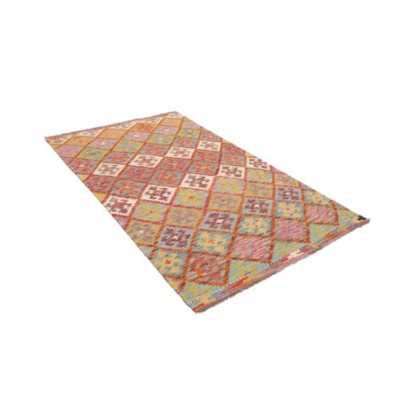 Tappeto Kilim Afghanistan marrone arancione 119x192