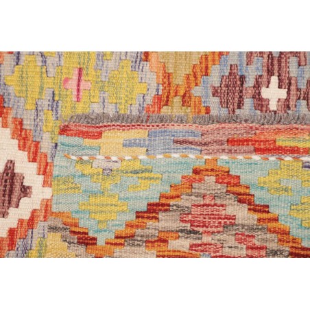 Tappeto Kilim Afghanistan marrone arancione 119x192