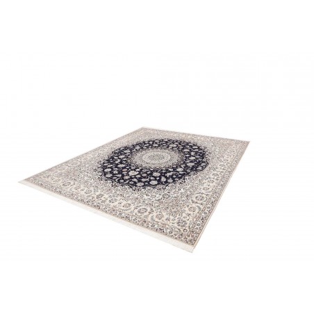 Tappeto Nain 6La Persia bianco azzurro 252x308