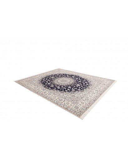 Tappeto Nain 6La Persia bianco azzurro 252x308