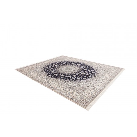 Tappeto Nain 6La Persia bianco azzurro 252x308