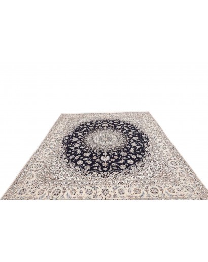 Tappeto Nain 6La Persia bianco azzurro 252x308