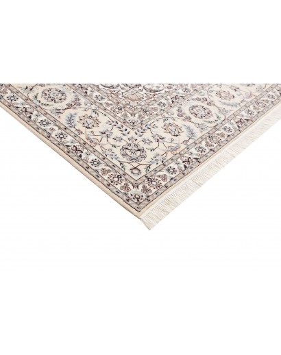 Tappeto Nain 6La Persia bianco azzurro 252x308