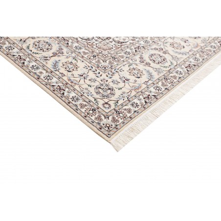 Tappeto Nain 6La Persia bianco azzurro 252x308