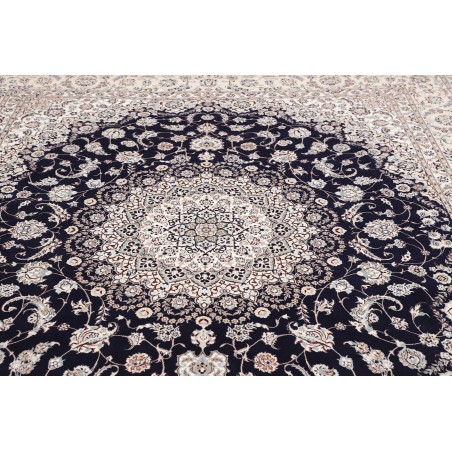 Tappeto Nain 6La Persia bianco azzurro 252x308