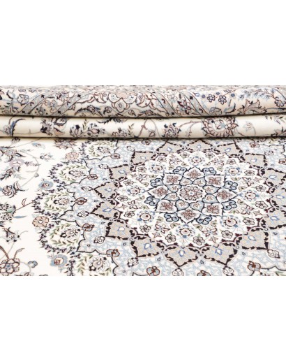 Tappeto Nain 6La Persia bianco 252x356