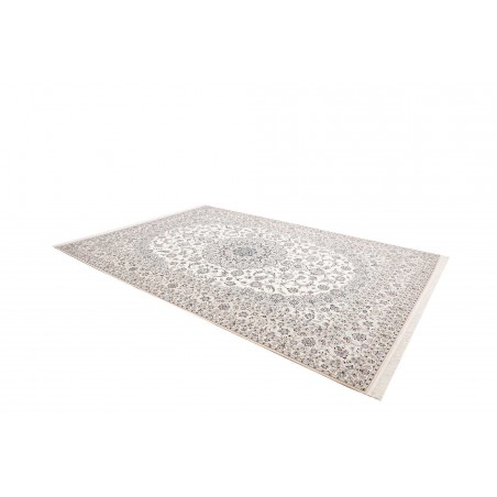 Tappeto Nain 6La Persia bianco grigio 252x356