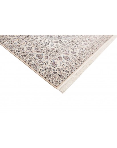 Tappeto Nain 6La Persia bianco grigio 252x356