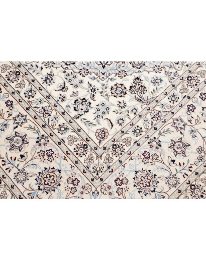 Tappeto Nain 6La Persia bianco grigio 252x356