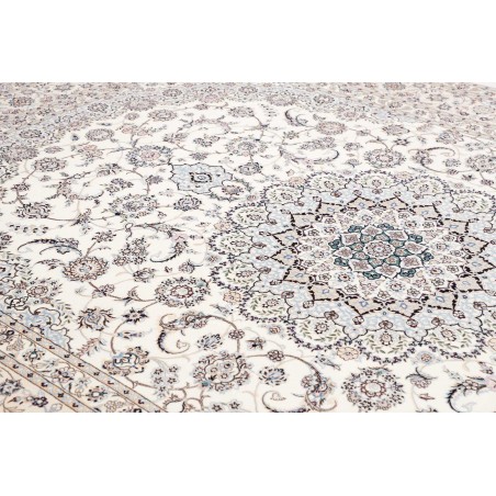 Tappeto Nain 6La Persia bianco grigio 252x356