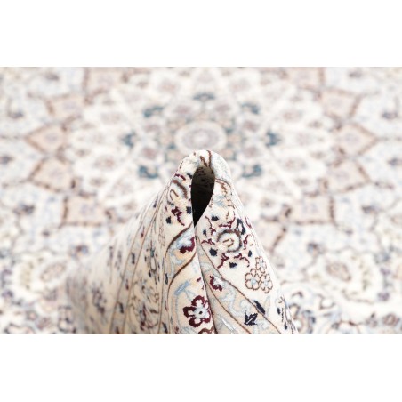 Tappeto Nain 6La Persia bianco grigio 252x356